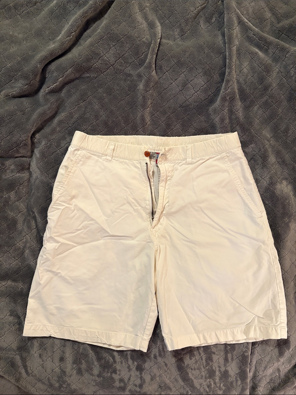 Men's PCH Flat-Front Shorts in White